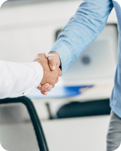 Image group, image of building with foliage & a coffee cup